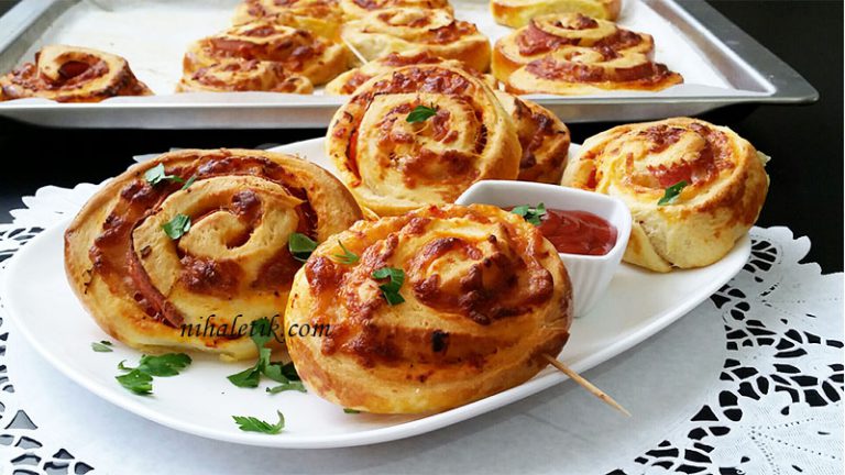 MİNİK RULO PİZZALAR – Her Kalbe Giden Farklı Tarifler Burada